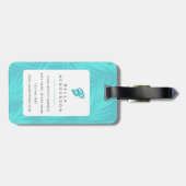 Étiquette À Bagage Balises de bagage Dachshund (Dos horizontal)