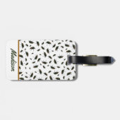 Étiquette À Bagage Balises de bagage de bousier de scarabée (Dos horizontal)