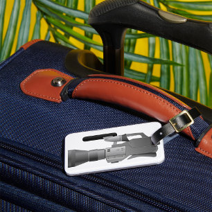 Étiquette À Bagage Balises de bagage de caméra vidéo grande