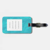 Étiquette À Bagage Balises de bagage de caniche (Dos horizontal)