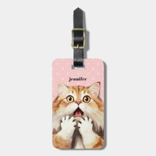 Étiquette À Bagage Balises de bagage de chat