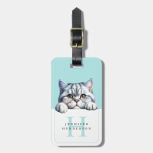 Étiquette À Bagage Balises de bagage de chat