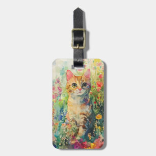 Étiquette À Bagage Balises de bagage de chat