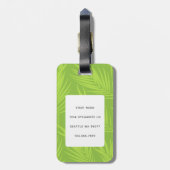 Étiquette À Bagage Balises de bagage de chat (Dos Vertical)