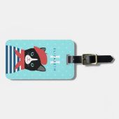 Étiquette À Bagage Balises de bagage de chat (Devant horizontal)