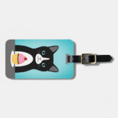 Étiquette À Bagage Balises de bagage de chat (Devant horizontal)