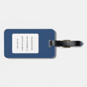 Étiquette À Bagage Balises de bagage de chat (Dos horizontal)