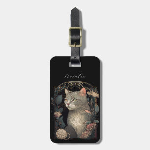 Étiquette À Bagage Balises de bagage de chat