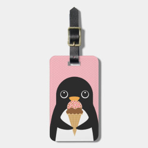 Étiquette À Bagage Balises de bagage de pingouin