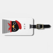 Étiquette À Bagage Balises de bagage de pingouin (Devant horizontal)