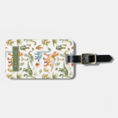 Étiquette À Bagage Balises de bagage Dinosaur (Devant horizontal)