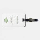 Étiquette À Bagage Balises de bagage Dinosaur (Dos horizontal)