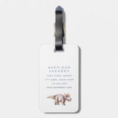 Étiquette À Bagage Balises de bagage Dinosaur (Dos Vertical)