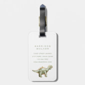 Étiquette À Bagage Balises de bagage Dinosaur (Dos Vertical)
