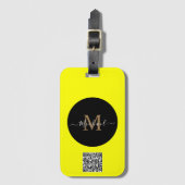 Étiquette À Bagage Balises de bagage personnalisables - Ajouter code  (Devant Vertical)