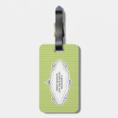 Étiquette À Bagage Balises de bagage personnalisées (Dos Vertical)