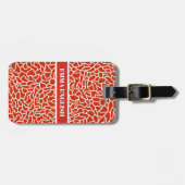 Étiquette À Bagage Balises de bagage personnalisées double face (Devant horizontal)