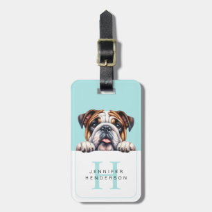 Étiquette À Bagage Balises de bagage pour chien de taureau en anglais