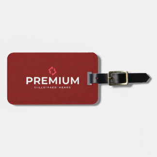 Étiquette À Bagage Balises de bagage Red Premium