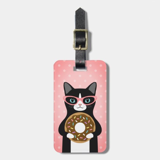 Étiquette À Bagage Balises de bagage Tabby Cat (Devant Vertical)
