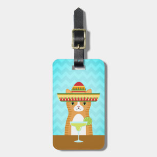 Étiquette À Bagage Balises de bagage Tabby Cat