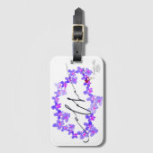Étiquette À Bagage Balises de bagagerie Aloha Orchid (Devant Vertical)