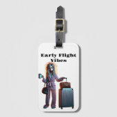 Étiquette À Bagage Balises de bagages amusantes (Devant Vertical)