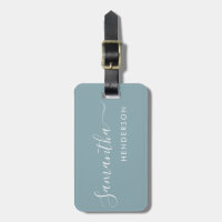 Balises de bagages bleu poudre Mariage Table Plan