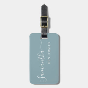 Étiquette À Bagage Balises de bagages bleu poudre Mariage Table Plan 