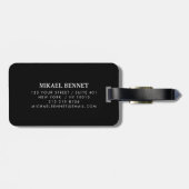 Étiquette À Bagage Balises de bagages de haute qualité pour une ident (Dos horizontal)