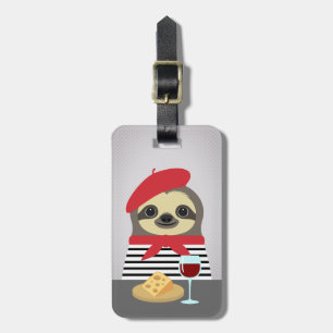 Étiquette À Bagage Balises de bagages Sloth
