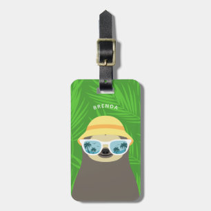 Étiquette À Bagage Balises de bagages Sloth