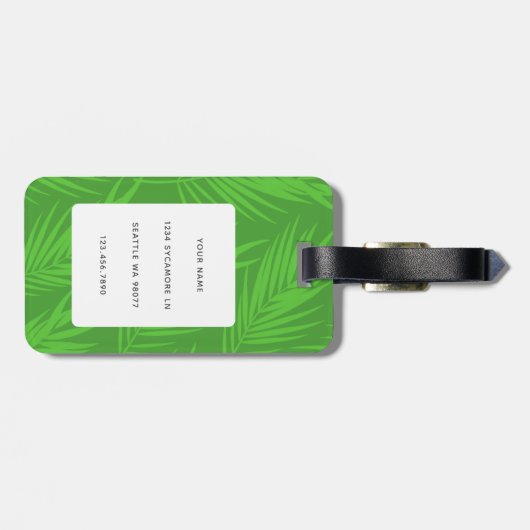 Étiquette À Bagage Balises de bagages Sloth (Dos horizontal)