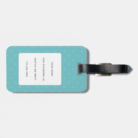 Étiquette À Bagage Balises de bagages Sloth (Dos horizontal)