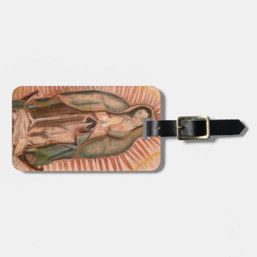 Étiquette À Bagage Balises de nos bagages Dame de Guadalupe (Devant horizontal)