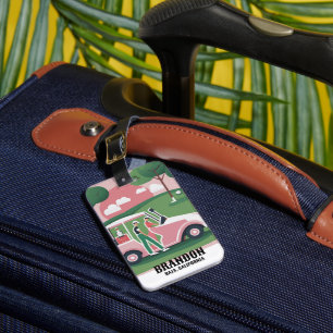 Étiquette À Bagage Balises de thème de golf personnalisables Parcou