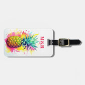 Étiquette À Bagage Balises des bagages à ananas (Devant horizontal)