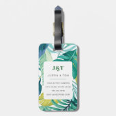 Étiquette À Bagage Balises des bagages à ananas (Dos Vertical)