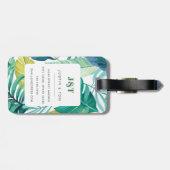 Étiquette À Bagage Balises des bagages à ananas (Dos horizontal)