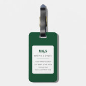 Étiquette À Bagage Balises des bagages à ananas (Dos Vertical)