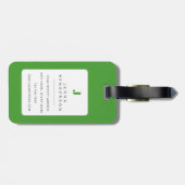 Étiquette À Bagage Balises des bagages bergers allemands (Dos horizontal)