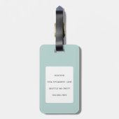 Étiquette À Bagage Balises des bagages Cactus (Dos Vertical)