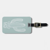 Étiquette À Bagage Balises des bagages Cactus (Devant horizontal)