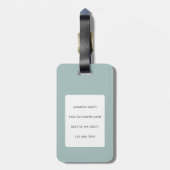 Étiquette À Bagage Balises des bagages Cactus (Dos Vertical)