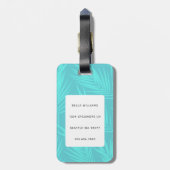 Étiquette À Bagage Balises des bagages de chien de boxer (Dos Vertical)