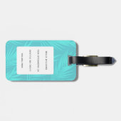 Étiquette À Bagage Balises des bagages de chien de boxer (Dos horizontal)