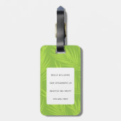 Étiquette À Bagage Balises des bagages de chien de boxer (Dos Vertical)