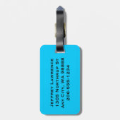 Étiquette À Bagage Balises des bagages de conception à vélo (Dos Vertical)