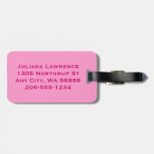 Étiquette À Bagage Balises des bagages de conception à vélo (Dos horizontal)