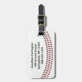 Étiquette À Bagage Balises des bagages de conception de base-ball (Devant Vertical)